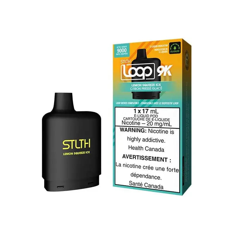 STLTH LOOP 2 9K Pod Pack - Lemon Squeeze Ice - Vapeshop Mania