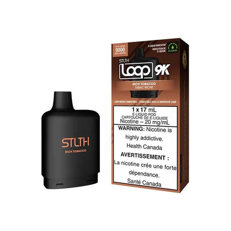 STLTH LOOP 2 9K Pod Pack - Rich Tobacco - Vapeshop Mania