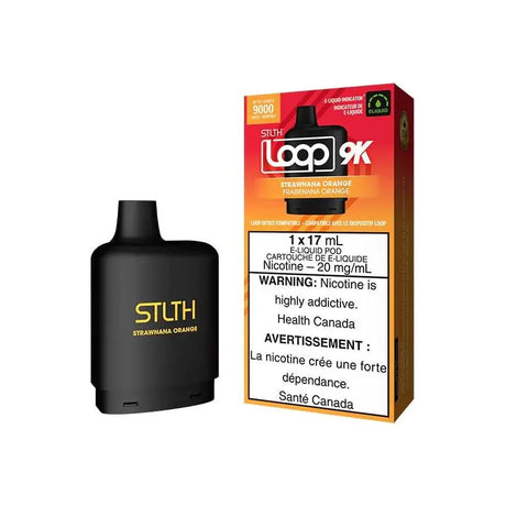STLTH LOOP 2 9K Pod Pack - Strawnana Orange - Vapeshop Mania