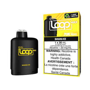Shop STLTH LOOP MAX 70K Pod Pack - Banana Ice - at Vapeshop Mania