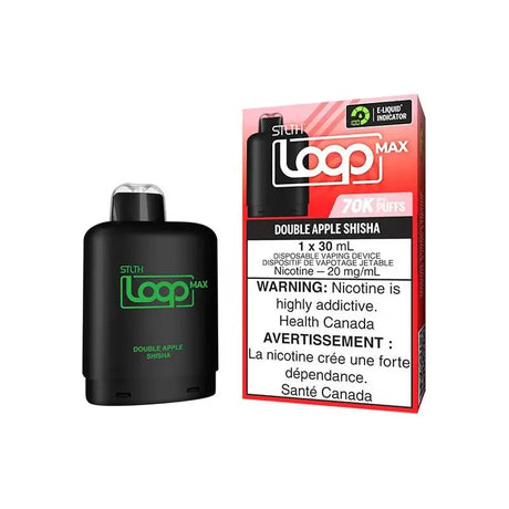 STLTH LOOP MAX 70K Pod Pack - Double Apple Shisha - Vapeshop Mania