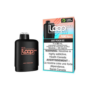 STLTH LOOP MAX 70K Pod Pack - Juicy Peach Ice - Vapeshop Mania