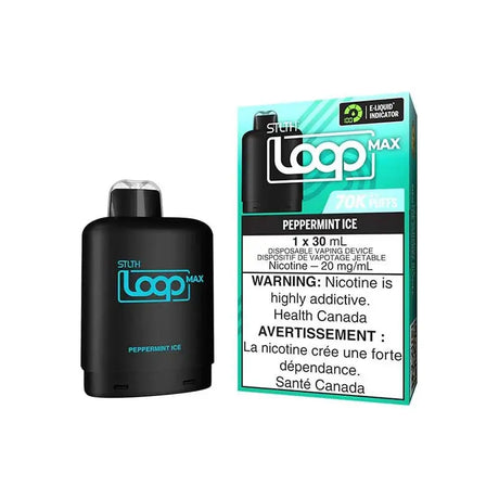 STLTH LOOP MAX 70K Pod Pack - Peppermint Ice - Vapeshop Mania