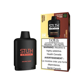 STLTH Switch 15K Pod Pack - Golden Ticket & Vanilla - Vapeshop Mania