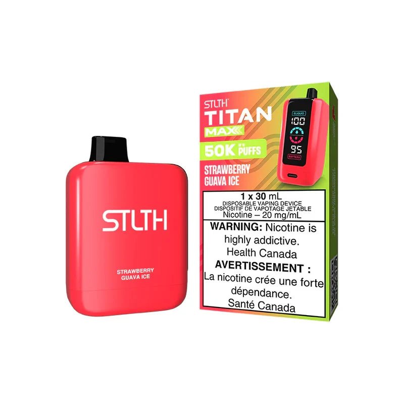 Shop STLTH Titan MAX 50K Disposable - Strawberry Guava Ice - at Vapeshop Mania