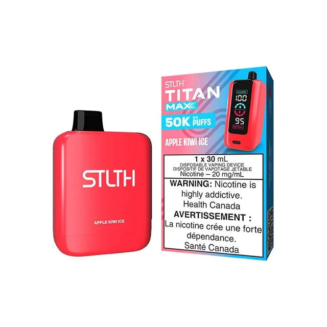 Shop STLTH Titan Max Disposable - Apple Kiwi Ice - at Vapeshop Mania