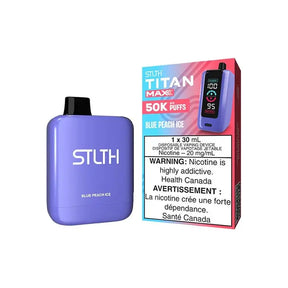 STLTH Titan MAX 50K Disposable - Blue Peach Ice - Vapeshop Mania