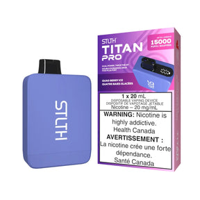 STLTH Titan Pro 15K Disposable - Quad Berry Ice - Vapeshop Mania