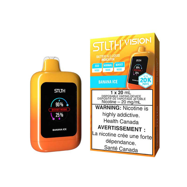 STLTH Vision 20K Disposable - Banana Ice - Vapeshop Mania