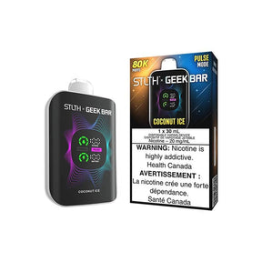 Shop STLTH x Geek Bar 80K Disposable - Coconut Ice - at Vapeshop Mania