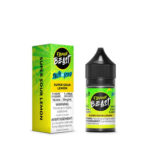 Super Sour Lemon by Flavour Beast - Salt Nic Vape Juice - Vapeshop Mania