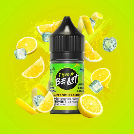 Super Sour Lemon by Flavour Beast - Salt Nic Vape Juice - Vapeshop Mania