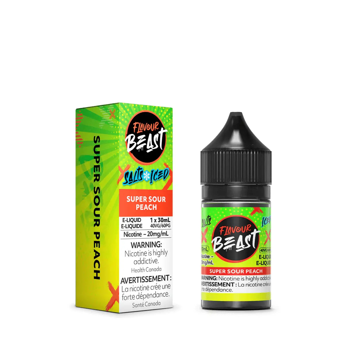 Super Sour Peach by Flavour Beast - Salt Nic Vape Juice - Vapeshop Mania