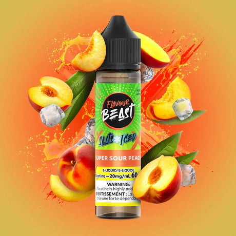 Super Sour Peach by Flavour Beast - Salt Nic Vape Juice - Vapeshop Mania