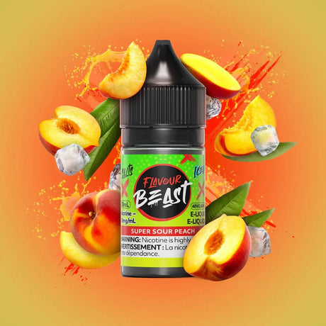 Super Sour Peach by Flavour Beast - Salt Nic Vape Juice - Vapeshop Mania
