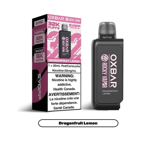 Svopp Rocky Vapor Oxbar [Prefilled Pods] 32K - Dragonfruit Lemon - Vapeshop Mania