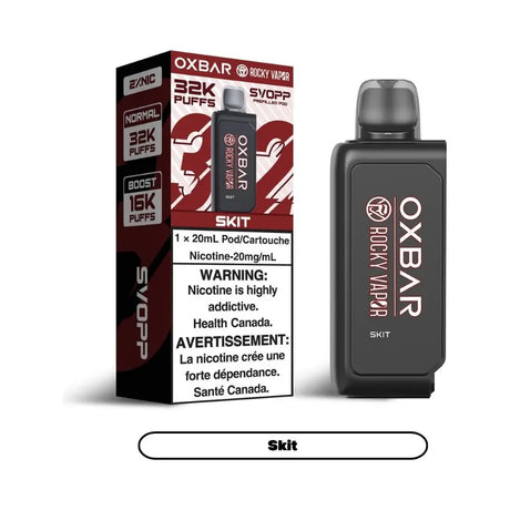 Svopp Rocky Vapor Oxbar [Prefilled Pods] 32K - Skit - Vapeshop Mania