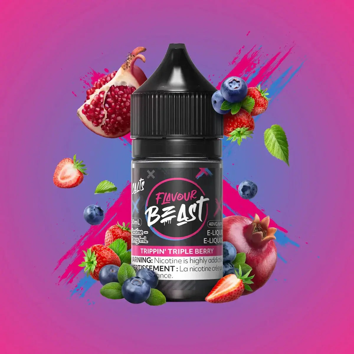 Trippin' Triple Berry by Flavour Beast - Salt Nic Vape Juice - Vapeshop Mania