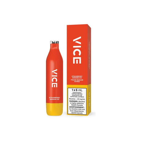 VICE 2500 Disposable - Strawberry Banana Ice - Vapeshop Mania