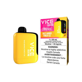 VICE BOX 2 70K Disposable - Razz Mango Punch Ice - Vapeshop Mania