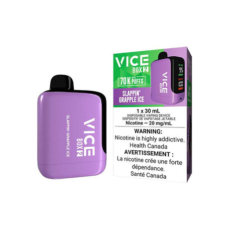 VICE BOX 2 70K Disposable - Slappin' Grapple Ice - Vapeshop Mania