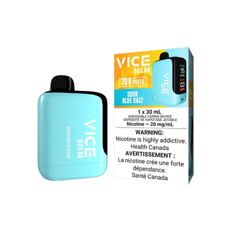 Shop VICE BOX 2 70K Disposable - Sour Blue Razz - at Vapeshop Mania