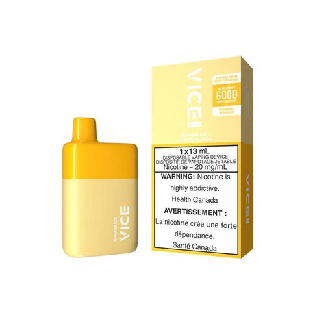 VICE BOX 6000 Disposable - Banana Ice - Vapeshop Mania