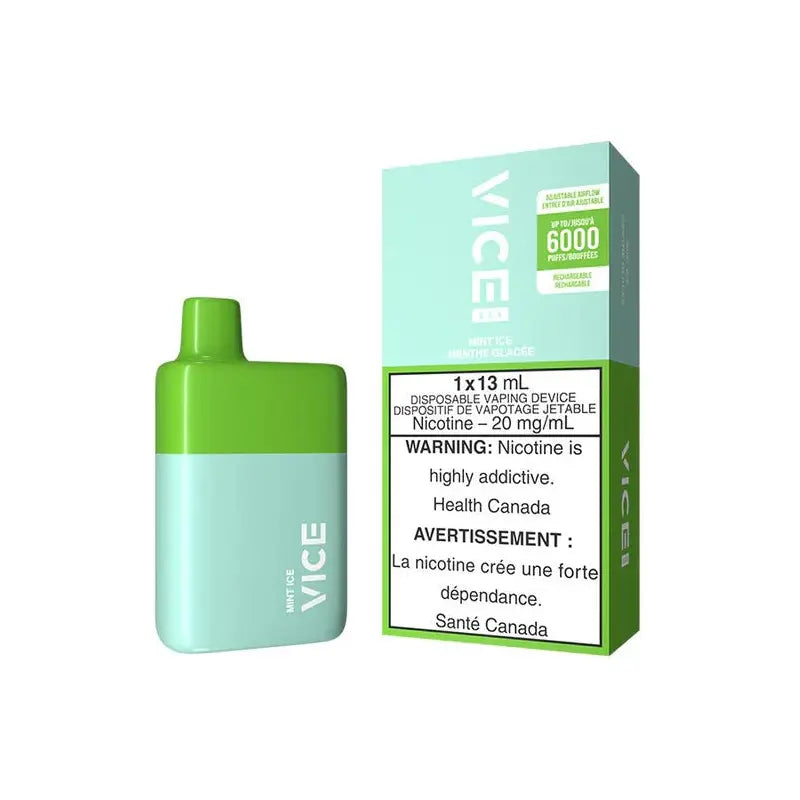 VICE BOX 6000 Disposable - Mint Ice - Vapeshop Mania
