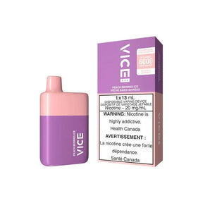 VICE BOX 6000 Disposable - Peach Berries Ice - Vapeshop Mania
