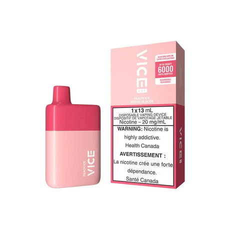 VICE BOX 6000 Disposable - Peach Ice - Vapeshop Mania