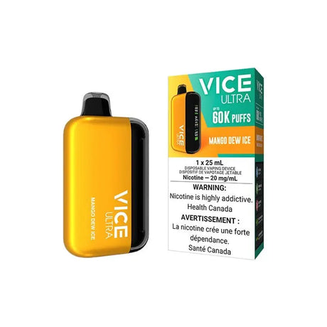 VICE ULTRA 60K Disposable - Mango Dew Ice - Vapeshop Mania
