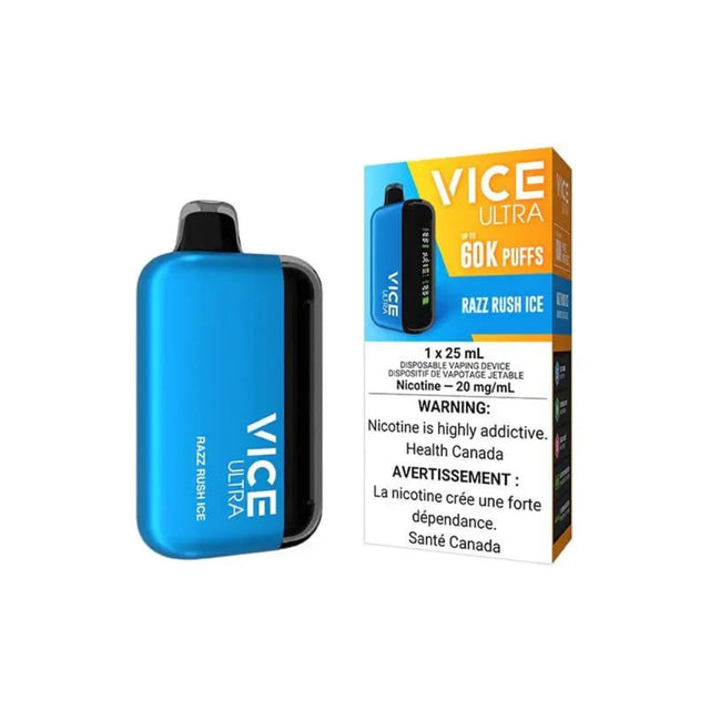 VICE ULTRA 60K Disposable - Razz Rush Ice - Vapeshop Mania