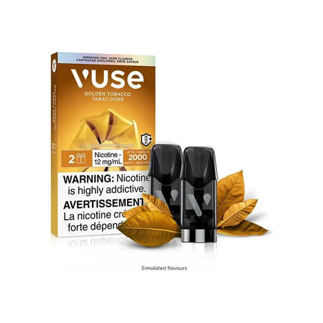 VUSE Pods - Golden Tobacco (2pk) - Vapeshop Mania
