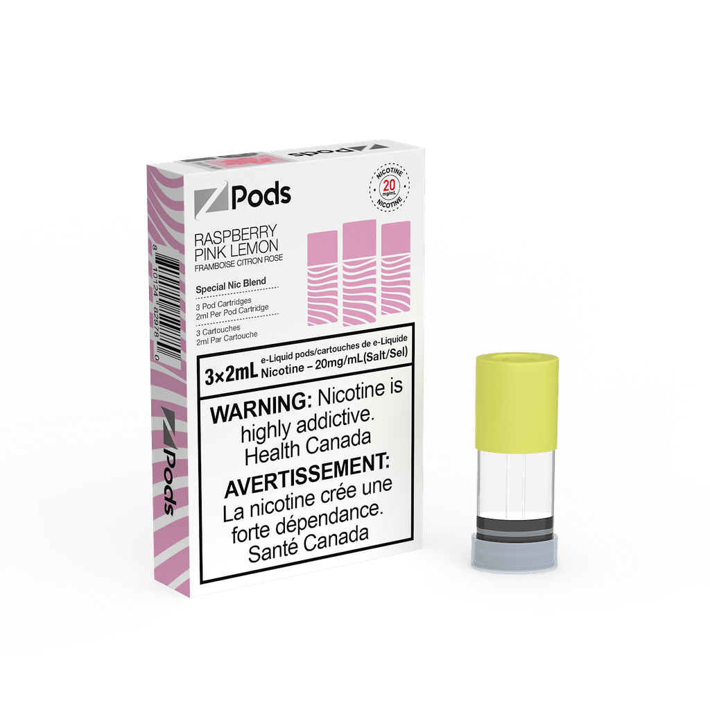 Shop Z pods - Raspberry Pink Lemon - at Vapeshop Mania
