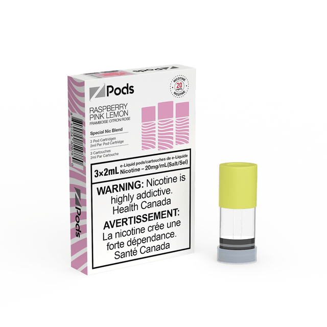 Shop Z pods - Raspberry Pink Lemon - at Vapeshop Mania