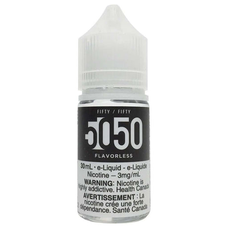 50/50 - Flavourless - 30mL E-Liquid - Freebase E-Liquid - Vapeshop Mania