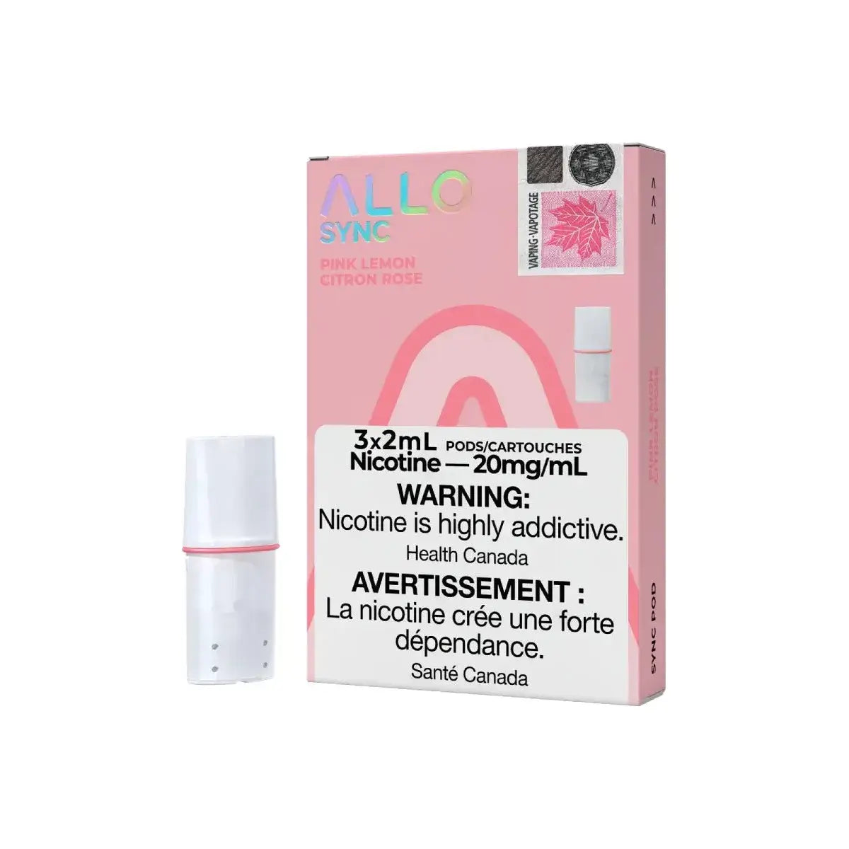 Lot de 3 Allo Sync Pod - Rose citron
