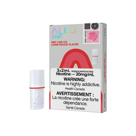 Allo Sync Pod 3-Pack - Red Line Ice