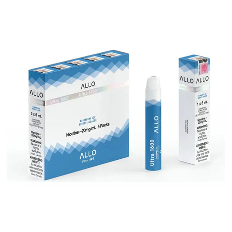 ALLO Ultra 1600 - Blueberry Ice - Disposable Vape - Vapeshop Mania