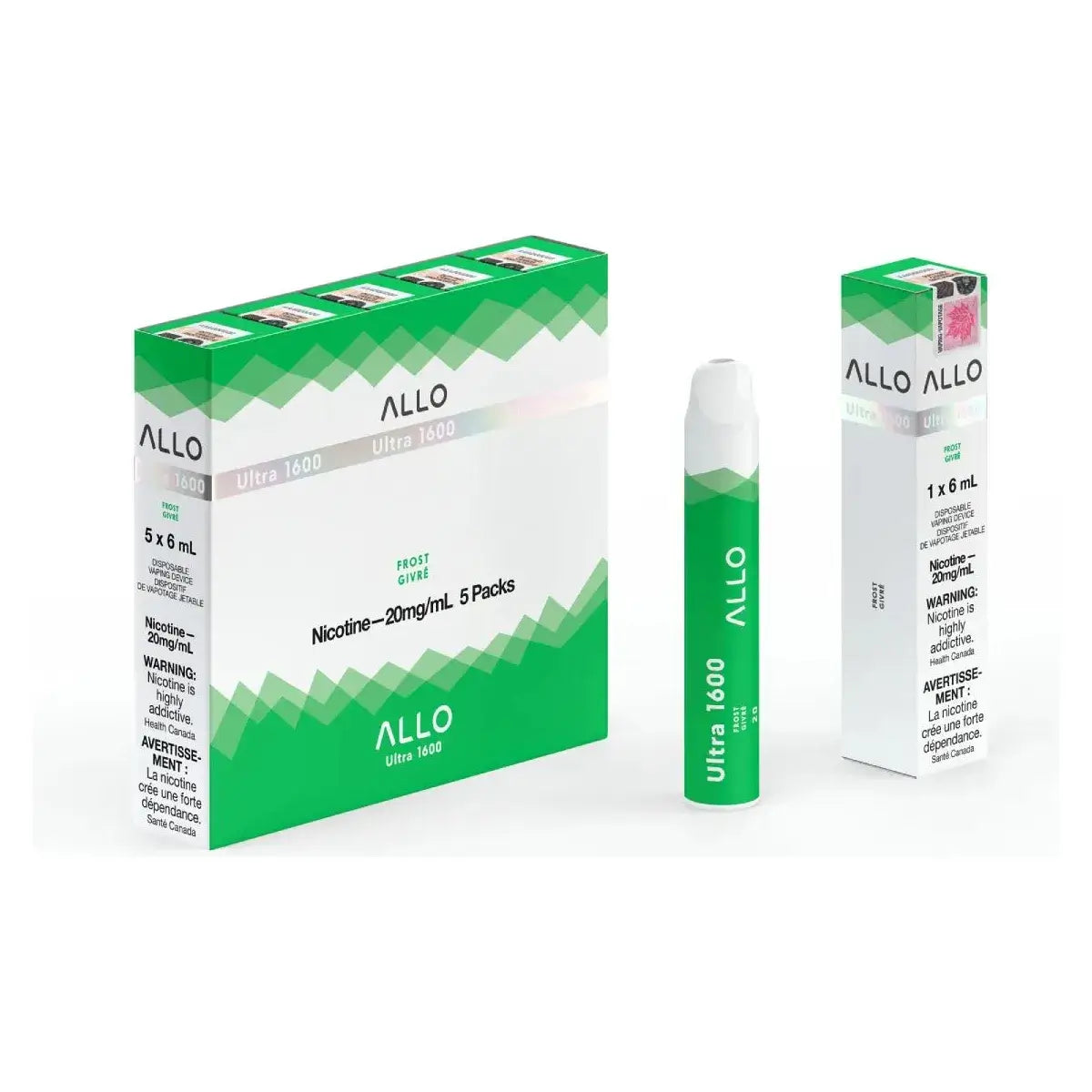ALLO Ultra 1600 - Frost - Disposable Vape - Vapeshop Mania