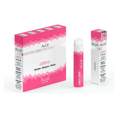 ALLO Ultra 2500 - Watermelon Ice - Disposable Vape - Vapeshop Mania