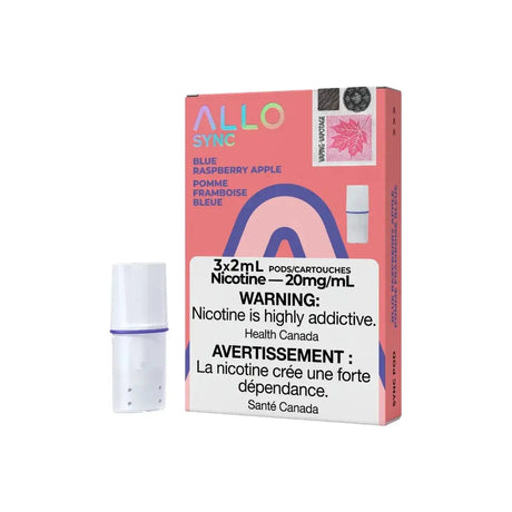 Allo Sync Pod 3-Pack - Blue Raspberry Apple - Prefilled Pod - Vapeshop Mania