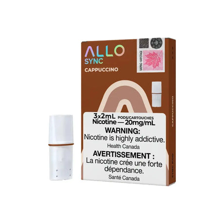 Allo Sync Pod 3-Pack - Capuccino - Prefilled Pod - Vapeshop Mania