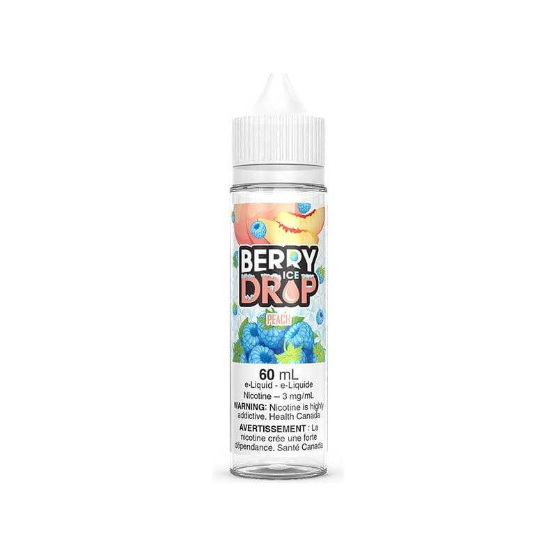 Berry Drop - Peach Ice - 60mL E-Liquid - Freebase E-Liquid - Vapeshop Mania
