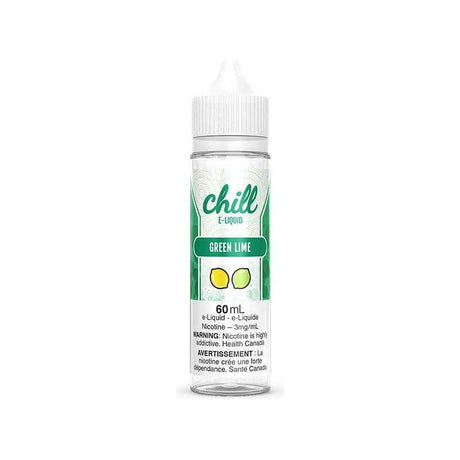 Chill - Green Lime - 60mL E-Liquid - Freebase E-Liquid - Vapeshop Mania