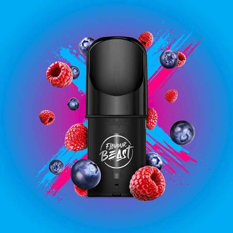 Flavour Beast Pod 3-Pack - Bomb Blue Razz