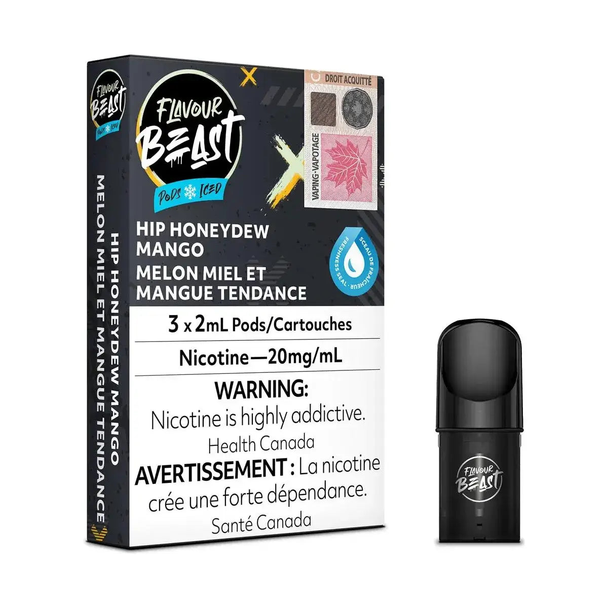 Flavour Beast Pod 3-Pack - Hip Honeydew Mango Ice