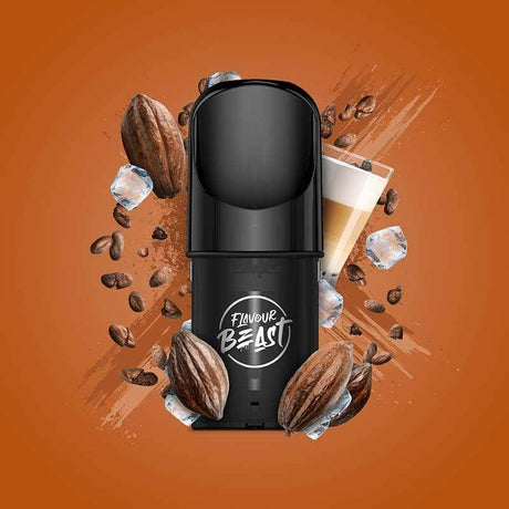 Flavour Beast Pod 3-Pack - Loco Cocoa Latte Ice - Prefilled Pod - Vapeshop Mania