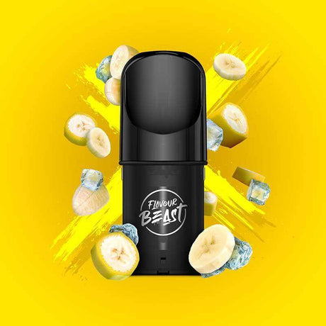 Flavour Beast STLTH Compatible Pod 3-Pack - Bussin Banana Iced - Prefilled Pod - Vapeshop Mania