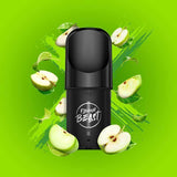 Flavour Beast STLTH Compatible Pod 3-Pack - Gusto Green Apple - Prefilled Pod - Vapeshop Mania